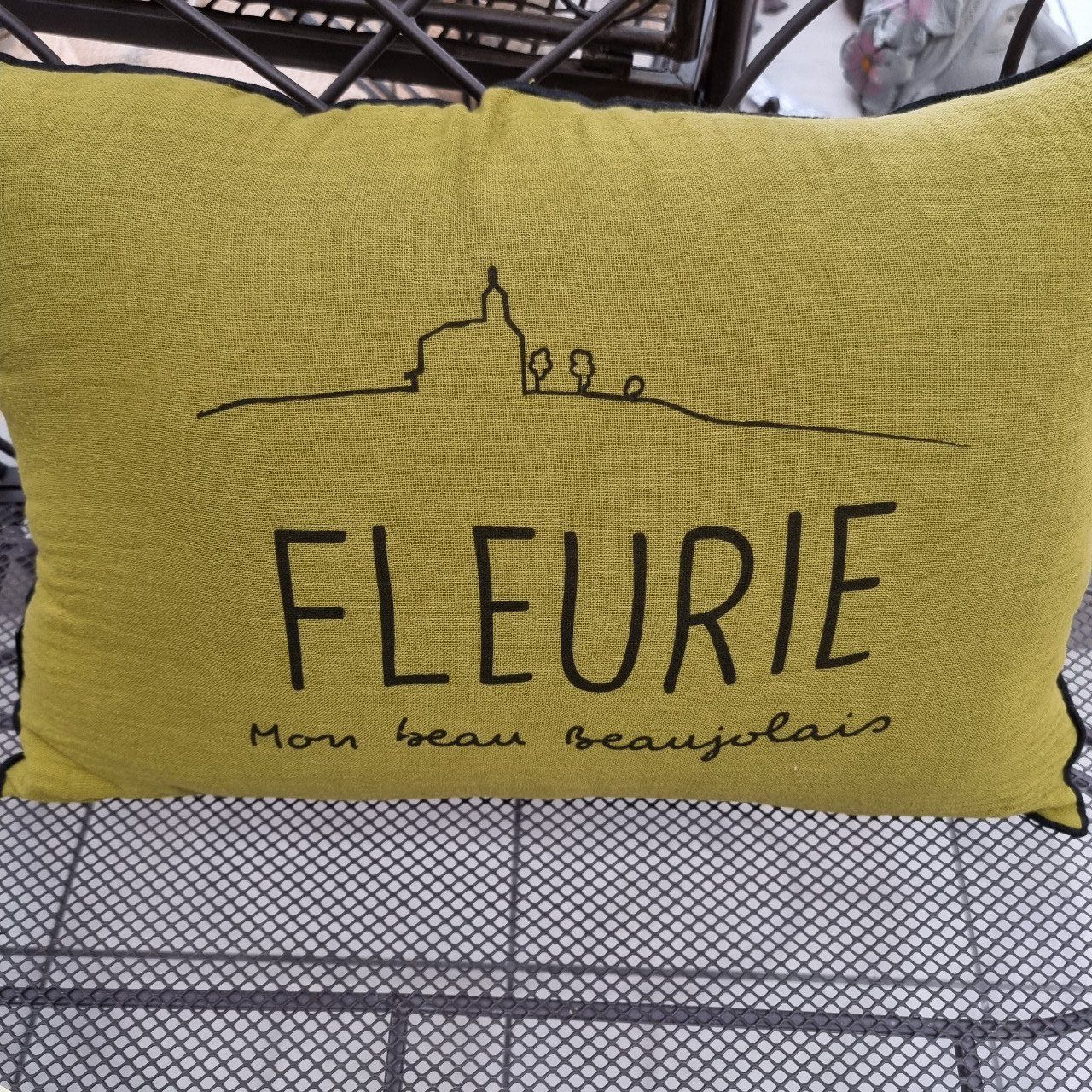 Coussin Fleurie rectangulaire